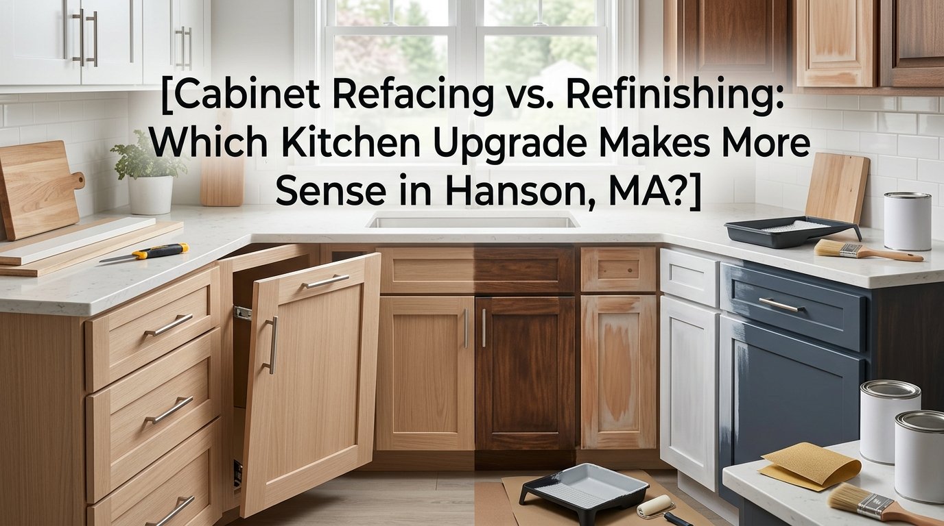 Cabinet Refacing vs. Refinishing Which Kitchen Upgrade Makes More Sense in Hanson, MA